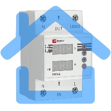 Реле напряжения и тока с дисплеем MRVA 50А PROxima EKF MRVA-50A