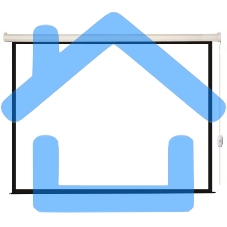 Экран с электроприводом Lumien Eco Control 244x244 см (раб. область 236х236 см) Matte White черная кайма по периметру 1:1