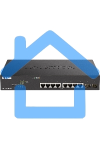 Настраиваемый L2 коммутатор D-Link DGS-1100-10MPV2/A3A с 8 портами 10/100/1000Base-T и 2 портами 1000Base-X SFP (8 портов PoE 802.3af/at, PoE-бюджет 130 Вт)