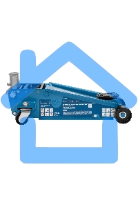 Домкрат гидравлический подкатной, 3 т, 120-450 мм, быстрый подъем, проф. Stels