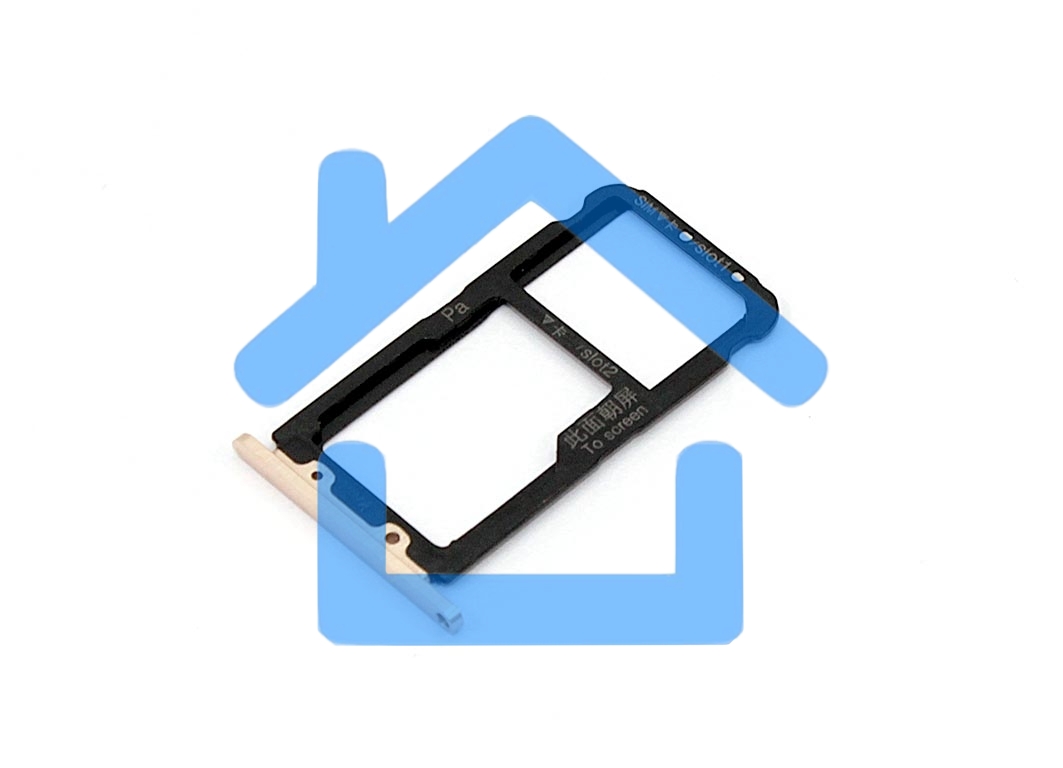 Лоток для SIM-карты Huawei Nova 3 золотой