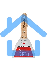 Шпательная лопатка Matrix из нержавеющей стали, 120 мм, буковая рукоятка, EFP