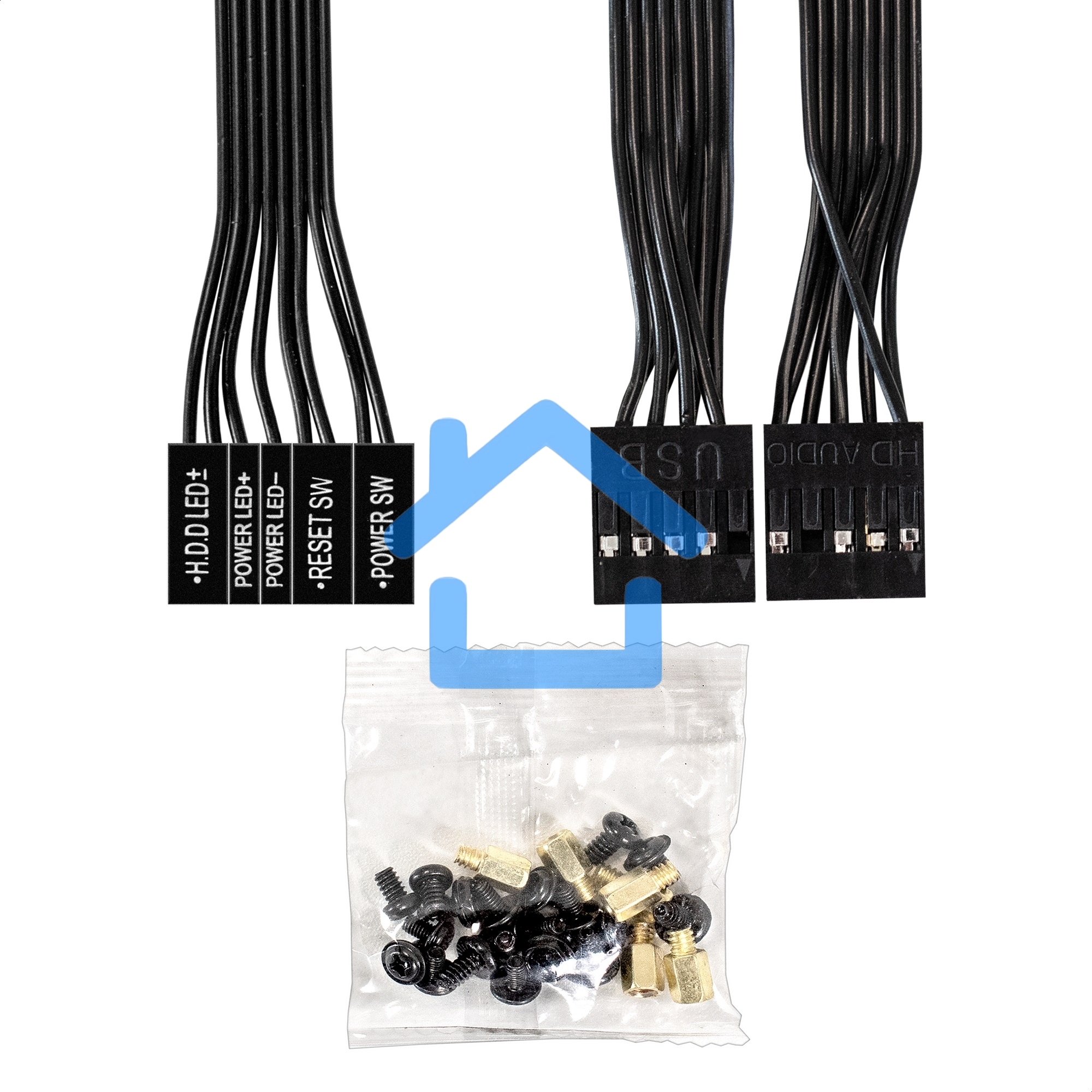 Компьютерный корпус Minitower ExeGate BAA-403 (mATX, без БП, 2*USB, HD Audio, черный)