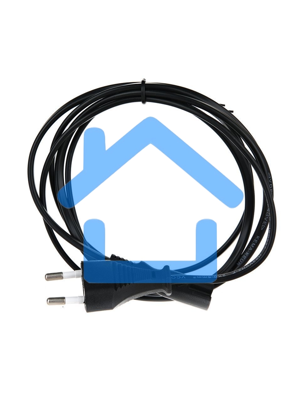 Кабель для аудио-видео техники IEC-320-C7--розетка 220V, 2-pin, 1,8м, медь, VCOM