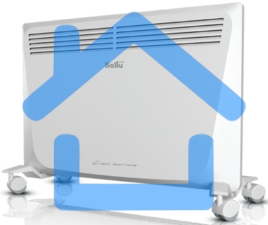 Конвектор Ballu Enzo BEC/EZMR-2000 белый, 2000 Вт, 25 м2, термостат