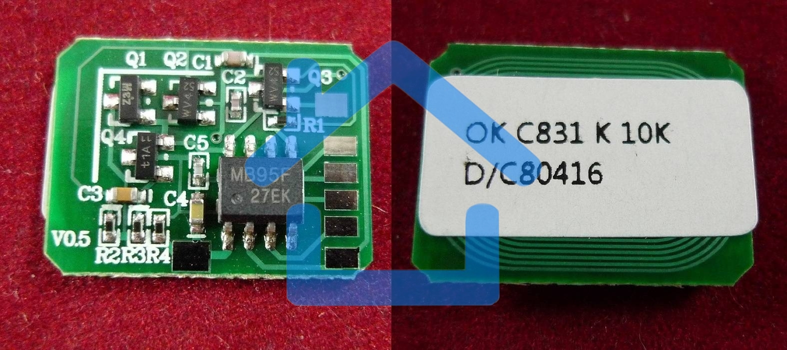 Чип ELP для OKI C831/841, Black, 10K (44844508) (ELP Imaging®)