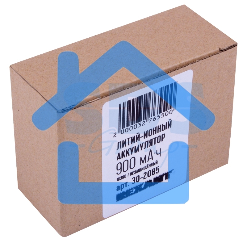 Аккумулятор Li-ion 18350 unprotected 900 mAH 3.7 В Rexant