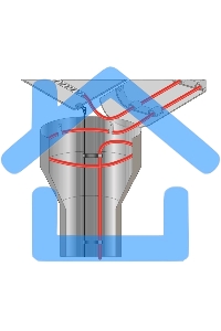 Греющий саморегулирующийся  кабель POWER Line 30SRL-2CR 2M (2м/60Вт) Rexant