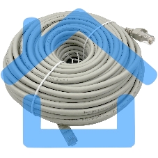Патч-корд Buro Basic UTP 4 пары cat6 CCA molded 30м серый RJ-45 (m)-RJ-45 (m)