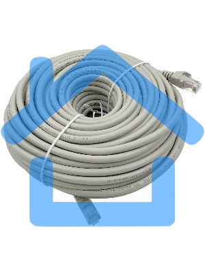 Патч-корд Buro Basic UTP 4 пары cat6 CCA molded 30м серый RJ-45 (m)-RJ-45 (m)