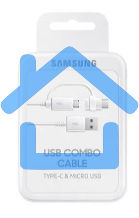 Кабель Samsung EP-DG930DWEGRU USB-microUSB/ USB Type-C белый 1.5м