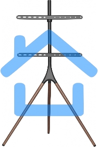 Подставка для телевизора Cactus CS-ST1246BKWN черный/орех 45