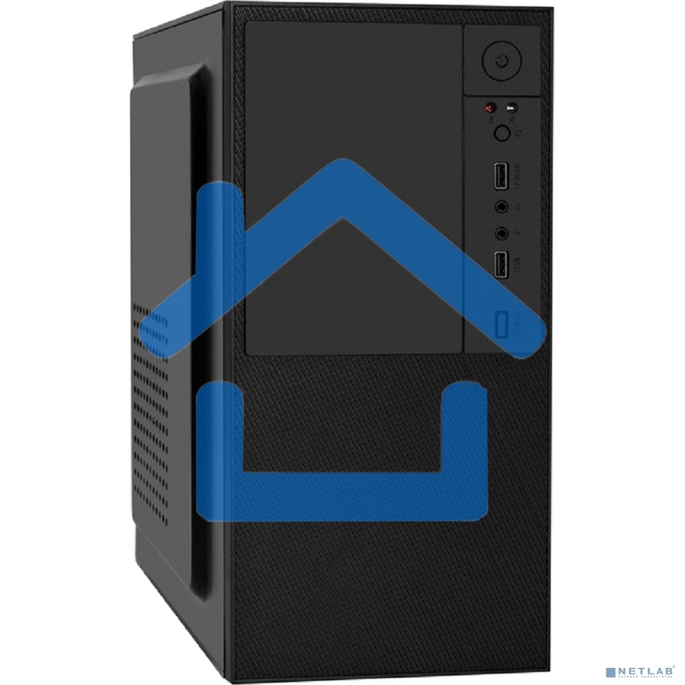 Компьютерный корпус Minitower ExeGate BAA-308-AAA350 (mATX, БП AAA350 с вент. 8см, 2*USB, HD Audio, черный)