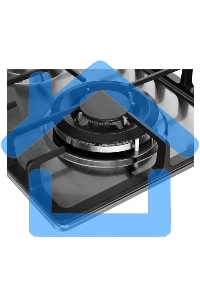 Газовая варочная панель Kuppersberg FS 36 X, газ, High-Tech, 29 см, автоматический электроподжиг, газ-контроль, форсунки под сжиженый газ, SABAF конфорки, чугунные решетки, цвет нержавеющая сталь, цвет фурнитуры черный