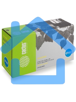 Картридж лазерный Cactus CS-Q7582A желтый (6000 стр.) для HP Color LaserJet CP3505/3800