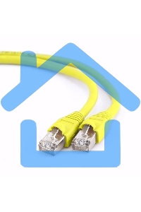 Патч-корд FTP Cablexpert кат.6, 10м, литой, многожильный (желтый)