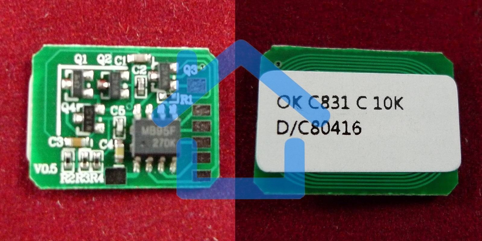 Чип ELP для OKI C831/841, Cyan, 10K (44844507) (ELP Imaging®)