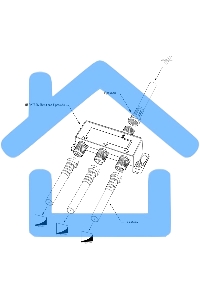Делитель ТВ х 3 под F разъем 5-1000 МГц PROCONNECT