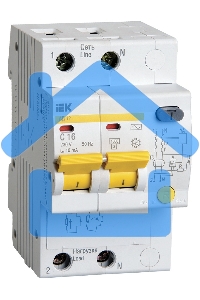 Выключатель автоматический Iek MAD10-2-016-C-010 АД12 2Р 16А10мА ИЭК