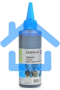 Чернила Cactus CS-EPT6732 голубой (100мл) Epson L800