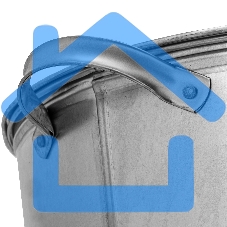 Бак для воды Россия оцинкованный с крышкой 32л,без крана67549