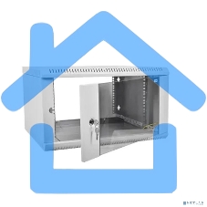 Шкаф телеком. настенный разборный 12U (600х520) дверь стекло,цвет черный (ШРН-Э-12.500-9005) (1 коробка)