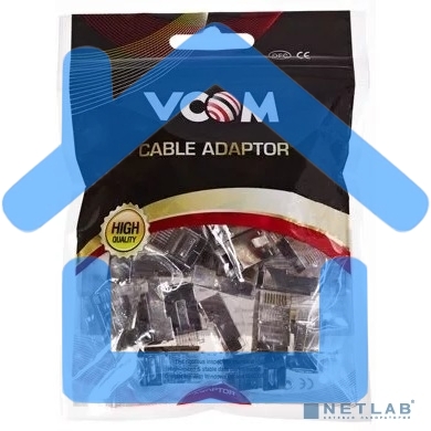 Коннекторы RJ45 для FTP кабеля 5 кат. экранированные, 20шт