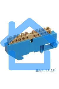 Шина нулевая на DIN-изол. ШНИ 8х12-12-Д-С ИЭК YNN10-812-12D-K07