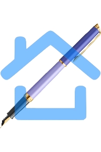 Ручка перьевая Waterman Hemisphere Colour Blocking (2179900) Purple GT сталь нержавеющая/позолота F, подарочная коробка