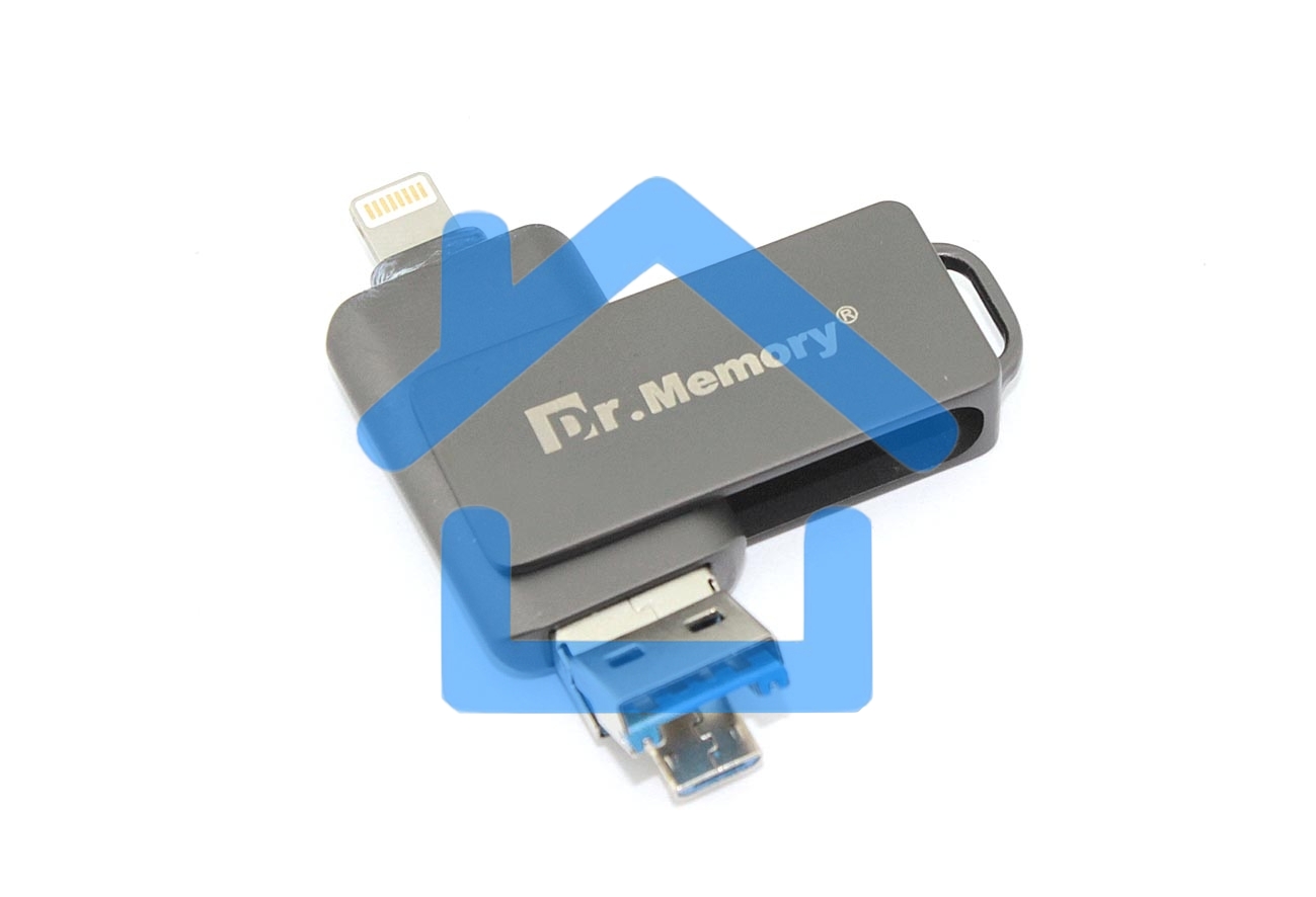 Флешка USB R/W Dr. Memory 051 8Гб, USB 3.0, черный