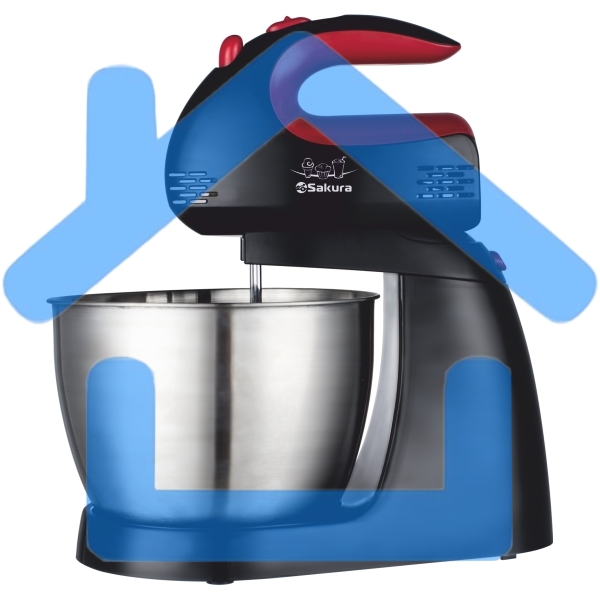 Миксер с чашей Sakura SA-6321CSB 400Вт 3,0л