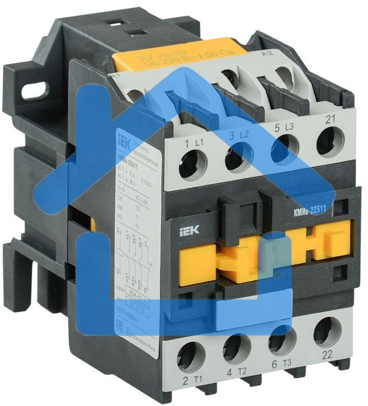Контактор КМИе-23210 32А 230В/АС3 1НО ИЭК KKME21-032-230-10