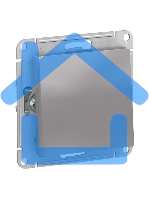 Механизм переключателя 1-кл. ATLAS DESIGN (сх.6) 10АХ алюм. SchE ATN000361