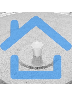 Бак для воды Россия оцинкованный с крышкой 32л,без крана67549