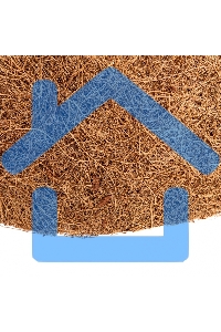 Вкладыш из коковиты полукруглый, диаметр 30 см Palisad