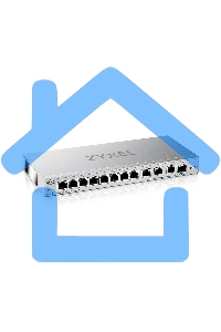 Мультигигабитный Smart L2 коммутатор Zyxel XGS1250-12, 8xGE, 3x1/2,5/5/10G, 1xSFP+, кнопка LED ECO Mode, настольный