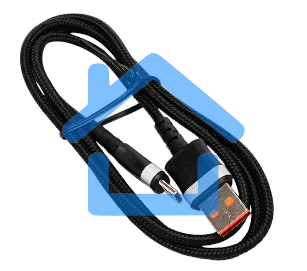 Кабель USB2.0 Cablexpert CCP-USB2-AMCM-66W-1M, AM/Type-C, 6A, 66Вт, QC3.0, медь, 1м, черный, пакет