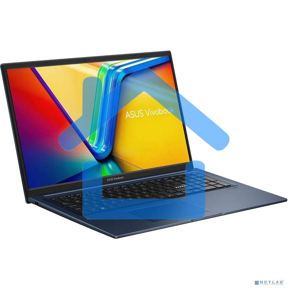 Ноутбук Asus Vivobook 17 X1704VA-AU661 синий 90NB10V2-M00SJ0 U-series U300 8Gb SSD 512Gb Intel UHD Graphics 17.3