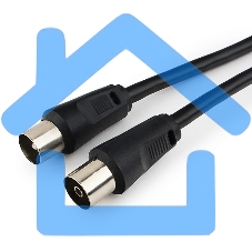 Кабель телевизионный Cablexpert, CCV-515-5M, Coaxial M/F, 5м