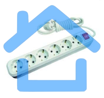 Удлинитель Makel MGP233 6гн 3 м с\з вкл.