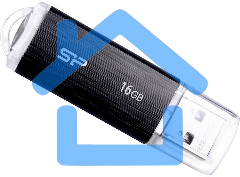 Флешка USB R/W 16Gb Ultima U02 SP016GbUF2U02V1K USB2.0 черный