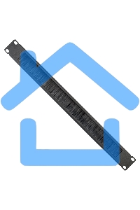 Кабельный органайзер c щеточным вводом ExeGate BP19-1UM (19