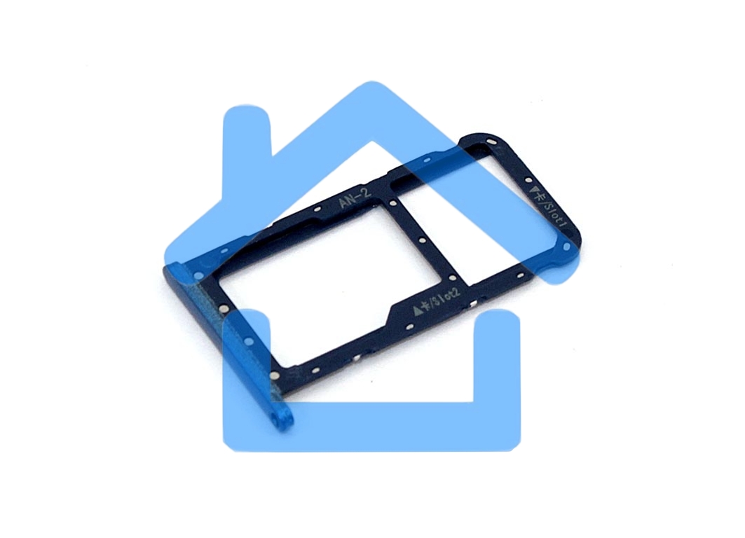 Лоток для SIM-карты Huawei Nova 3E синий