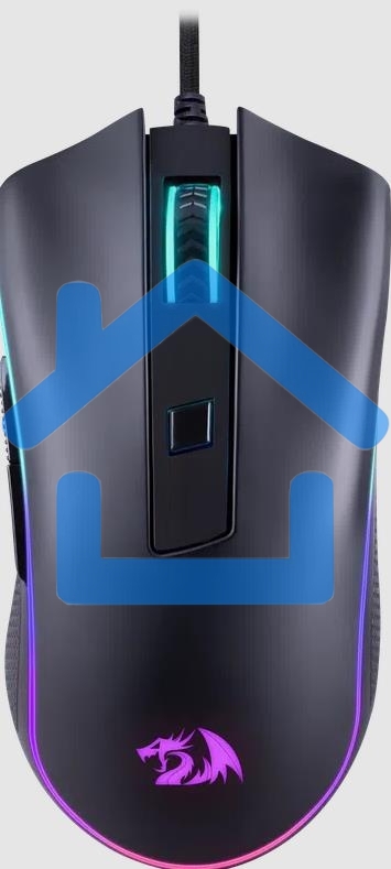 Мышь проводная Redragon Cypher 72075, черный, 12800 dpi, USB, кнопки - 7