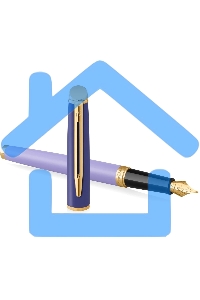 Ручка перьевая Waterman Hemisphere Colour Blocking (2179900) Purple GT сталь нержавеющая/позолота F, подарочная коробка