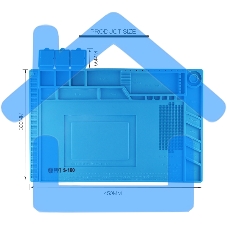 Резиновый коврик для работы с телефонами/планшетами с магнитными ячейками для мелких деталей 452х292