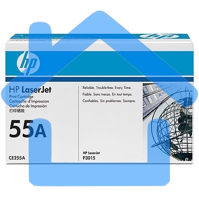 Картридж лазерный HP CE255A черный LJ P3015 (6000стр.)