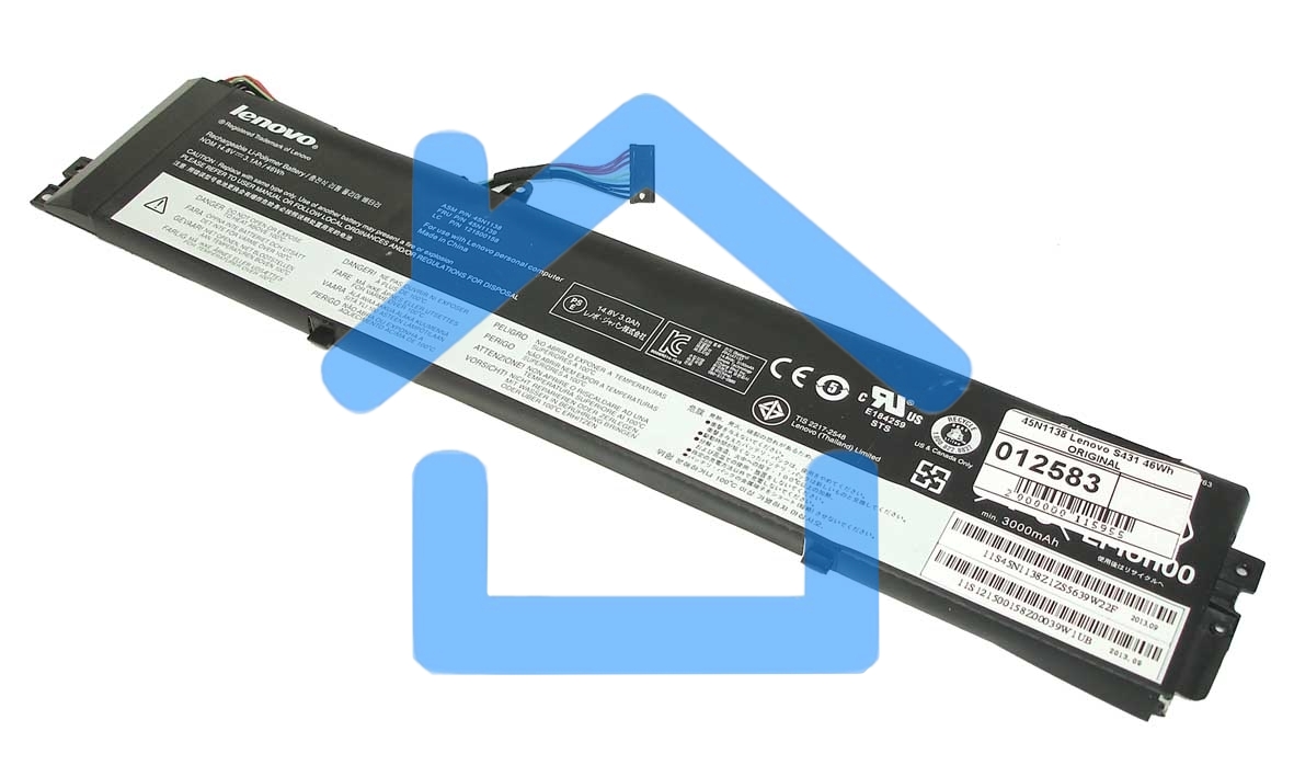 Аккумуляторная батарея для ноутбука Lenovo S431 14.4 V 46Wh черный