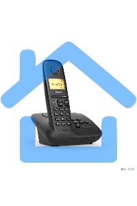 Радиотелефон Dect Gigaset A270A AM RUS черный автооветчик АОН