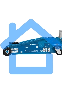 Домкрат гидравлический подкатной, 3 т, 120-450 мм, быстрый подъем, проф. Stels